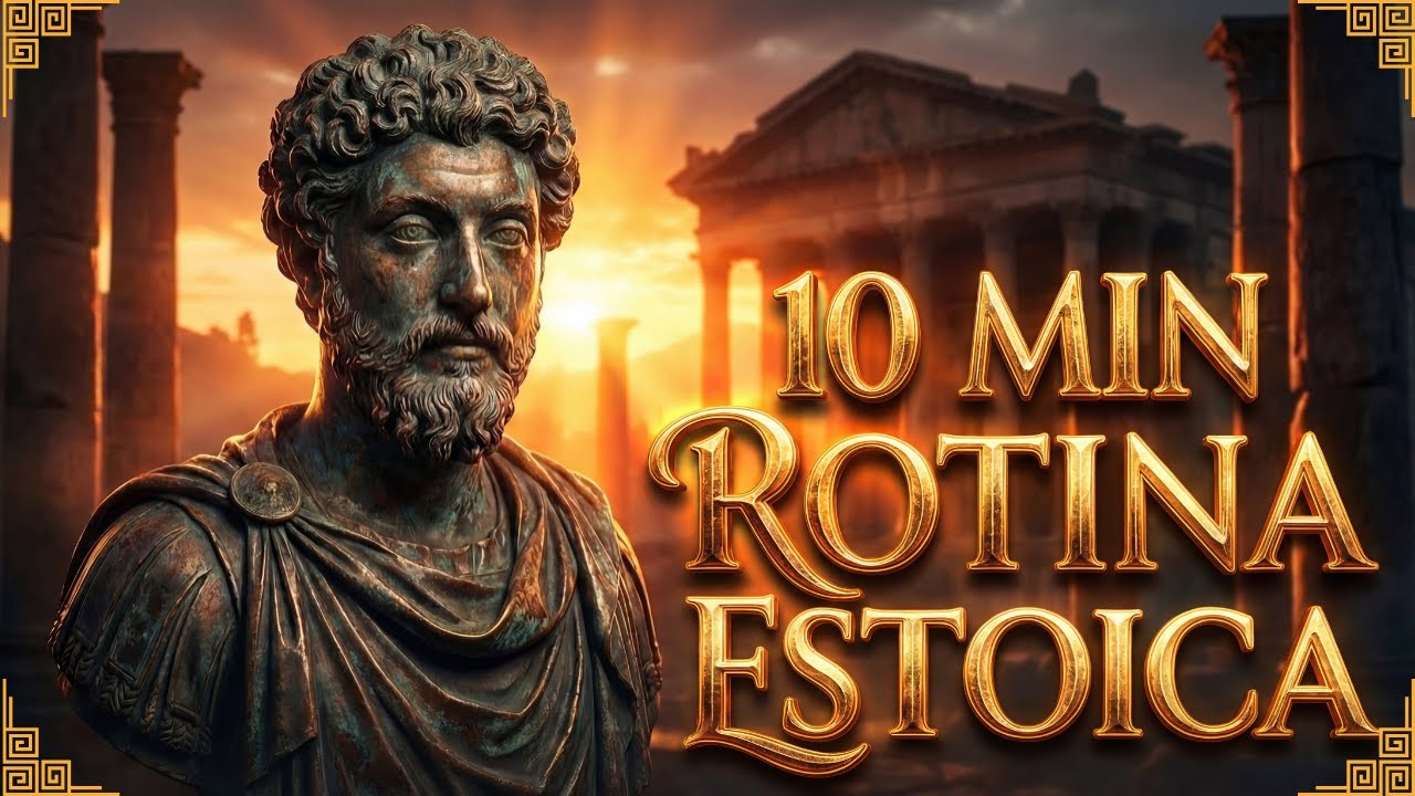 ROTINA MATINAL ESTOICA: 10 Minutos Para VENCER O DIA (Marco Aurélio Fazia Isso!) ESTOICISMO