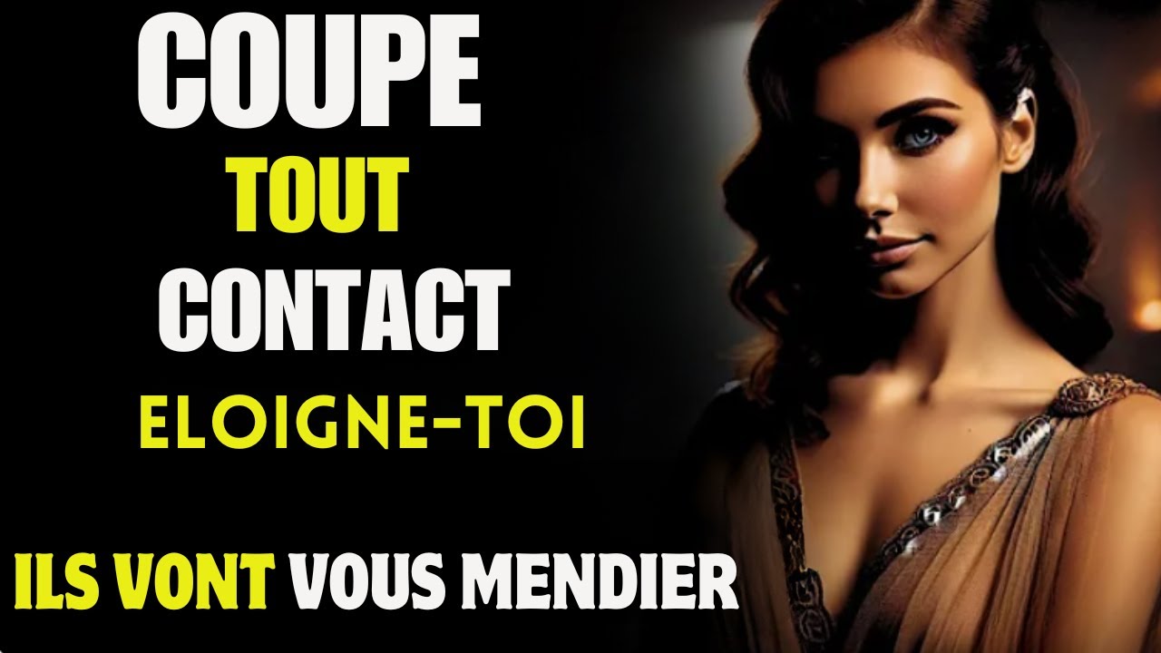Ils ne vous AIMENT que Lorsque vous faites ça..... Stoïcisme En 2025