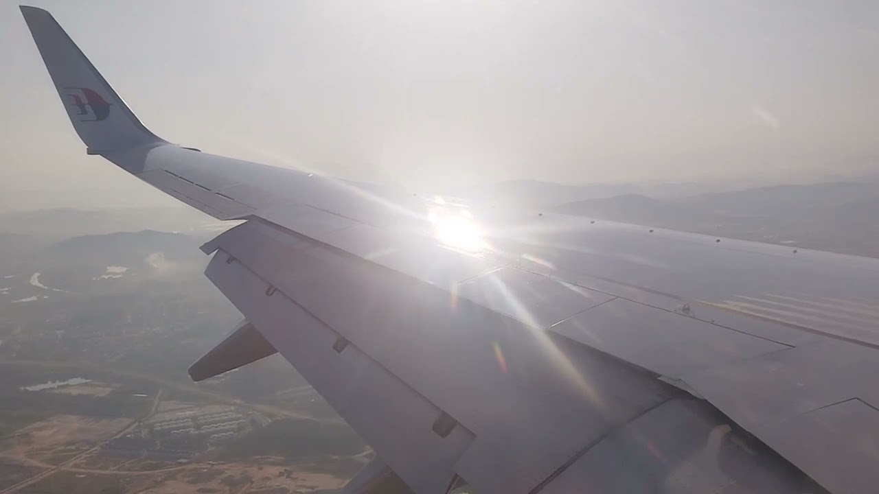 Full Flight Bangkok to Kuala Lumpur on Malaysia Airlines B737-800
