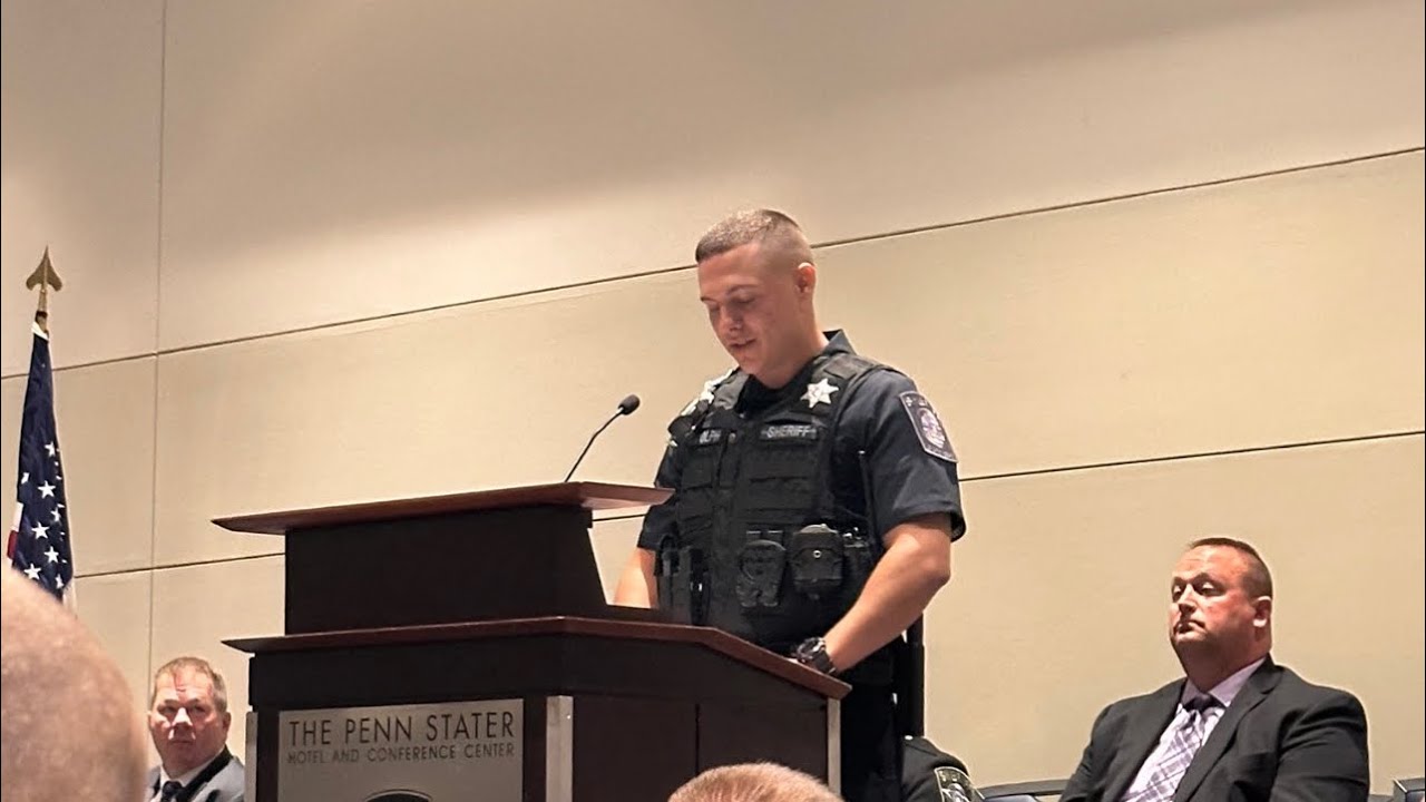 Class President, Christopher Rudolph, Graduation Speech of the Sheriff’s Academy Class #68.