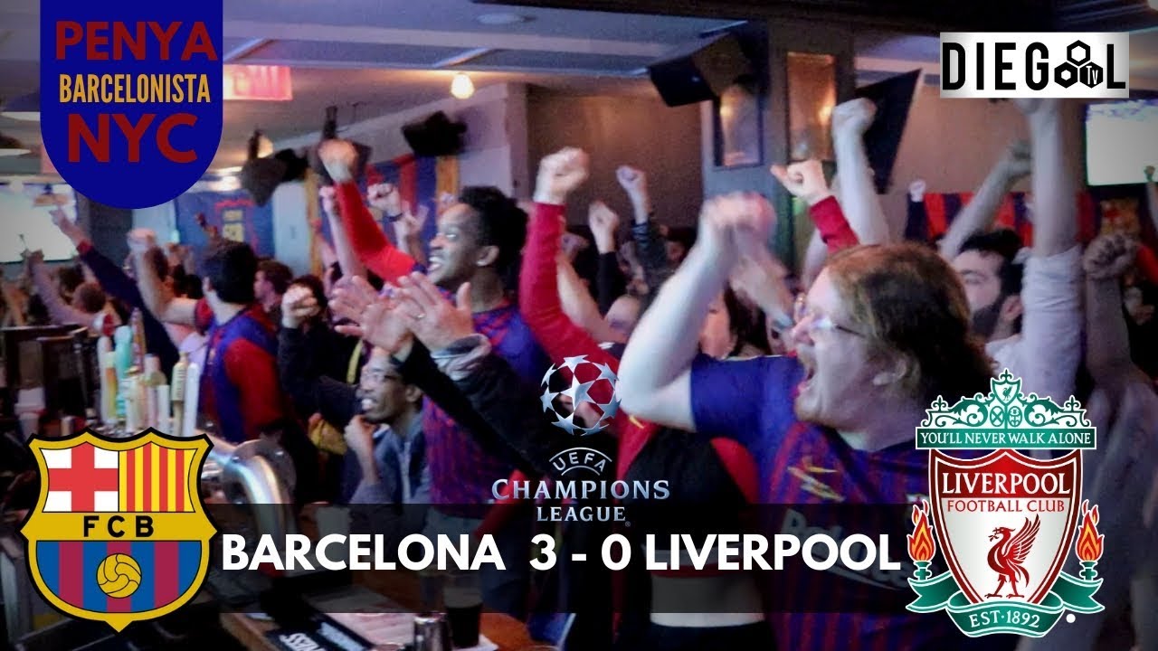 Barcelona 3 - Liverpool 0 | Reacción Peña Barcelona Nueva York | DIEGOL TV