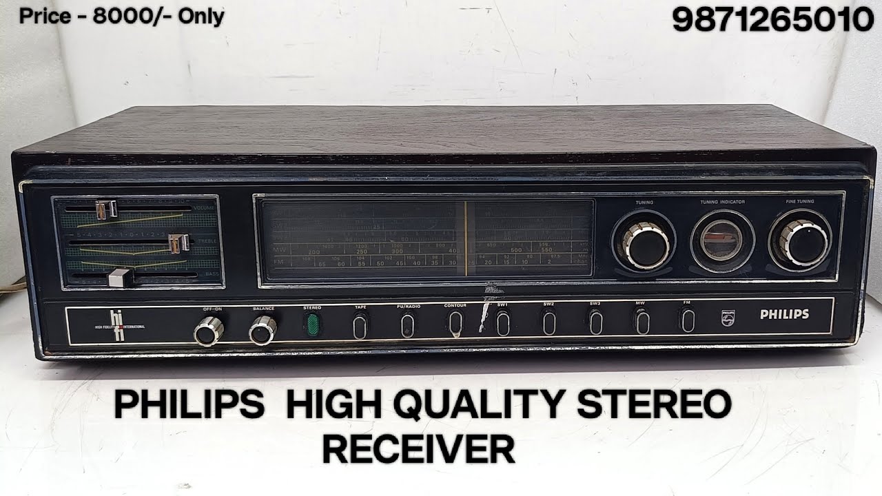 PHILIPS HIGH QUALITY STEREO RECEIVER Price - 8000/- Only Contact No - 9871265010