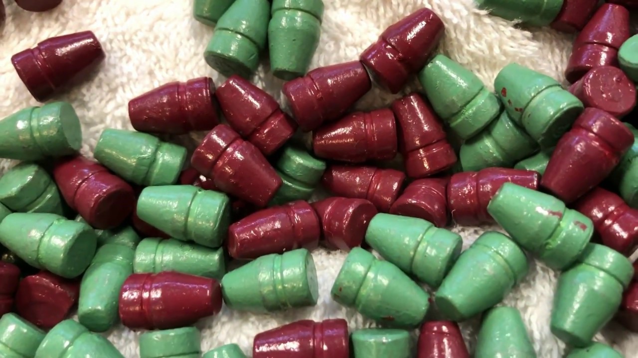 Wet powder coating method for cast bullets