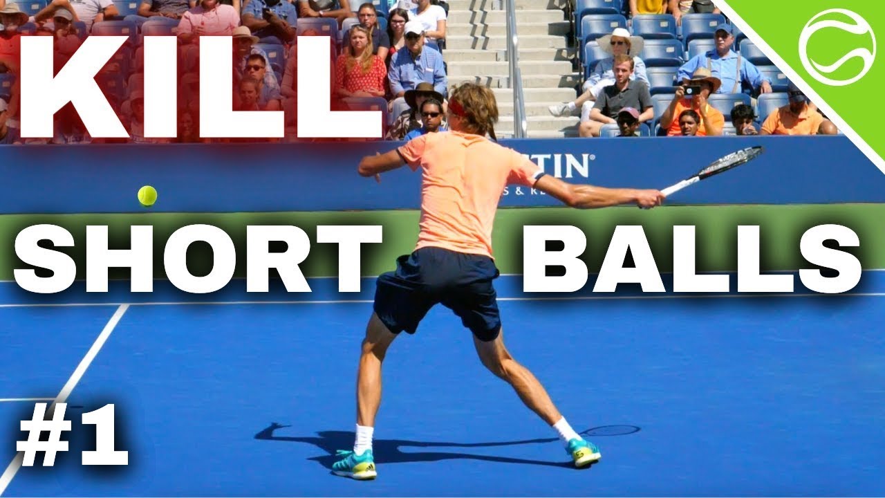 How To Kill Short Forehands in Tennis Lesson #1 of 2 (Before Contact)