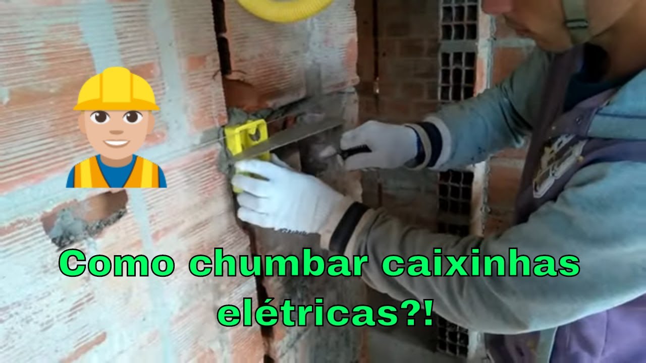 A Melhor Técnica Para Chumbar Suas Caixinhas Elétricas/Técnicas da Construção Civil