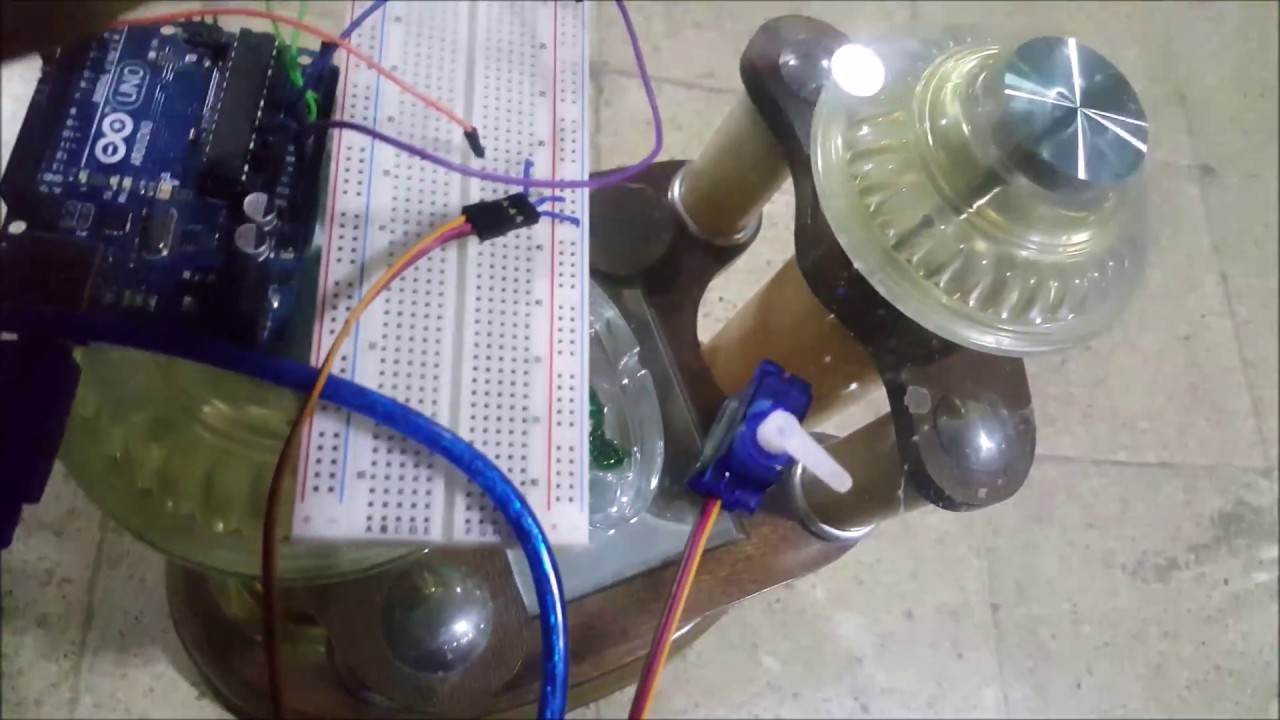 Servo Motor Control Via IR Sensor