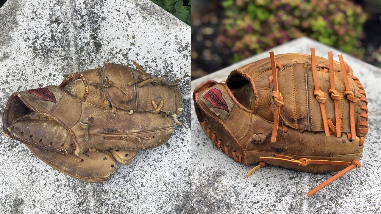 Vintage Baseball Glove Restoration! Westpoint FG999 Baseball Glove Repair.