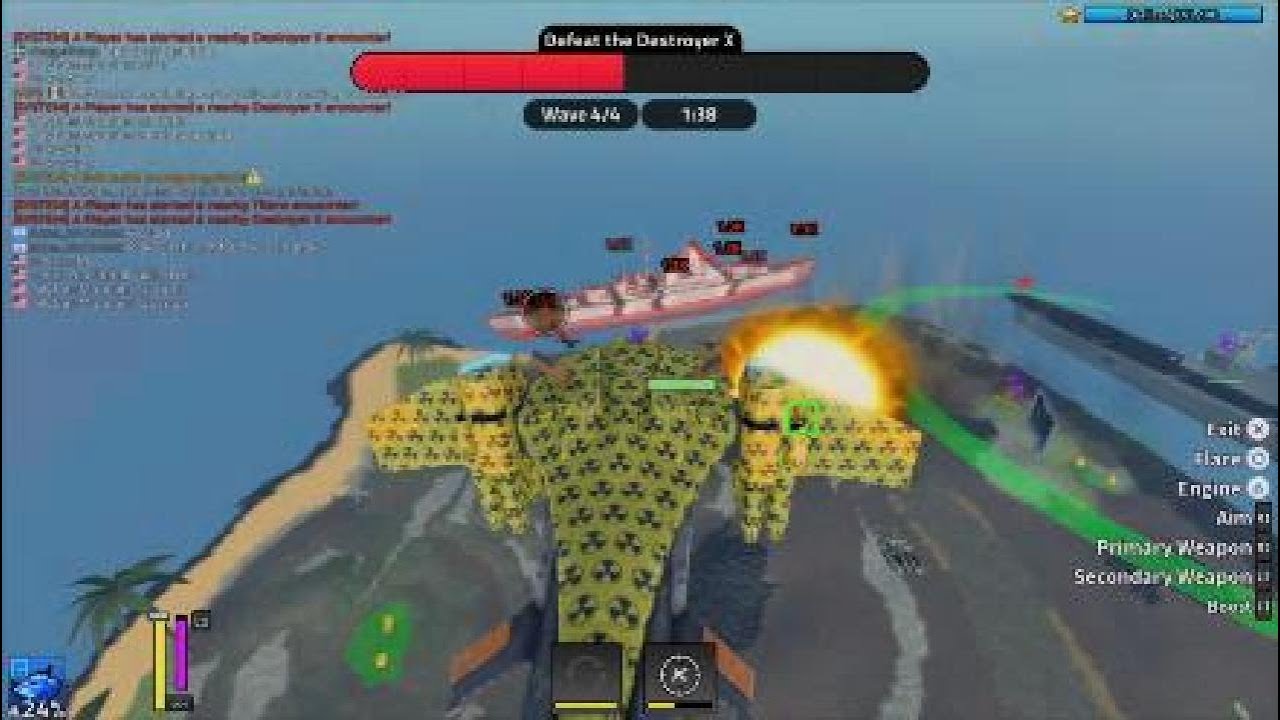 Military Tycoon -  What Can a 5 Star LVL 100 Pelican Do On Destroyer X  Mission ???