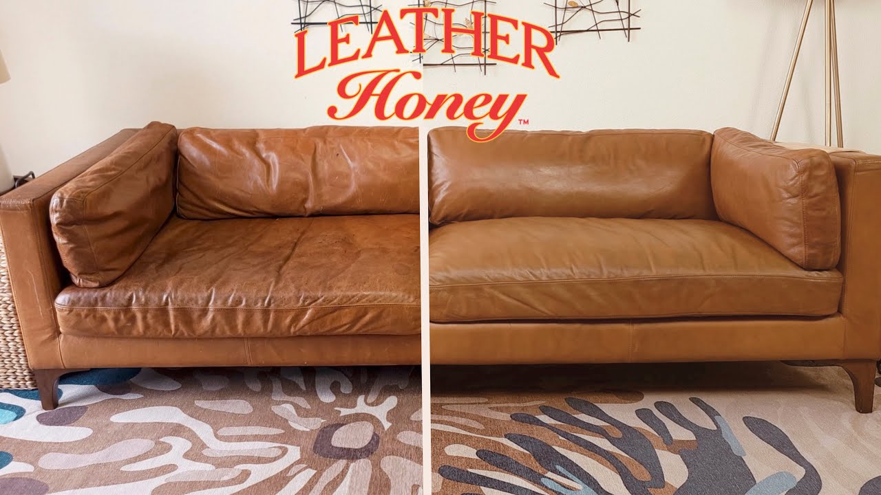 How To Fully Repair and Recondition a Leather Couch (Poly & Bark) Part 1 of 3