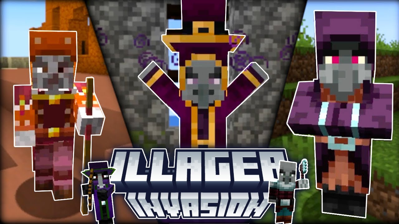 Illager Invasión | mágicos y poderosos nuevos ilagers  | review forge 1.20.2