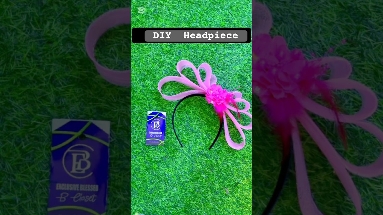 How to Make a Fascinator Without Glue | Easy DIY Headpiece Tutorial #Fascinator  #DIYHeadpiece