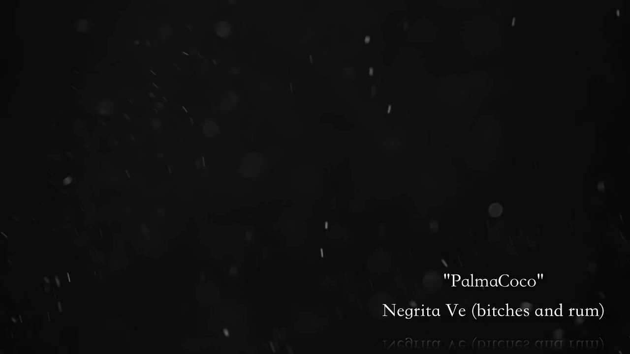 Negrita Ve (bitches and rum) - PalmaCoco - @SrOrtegon