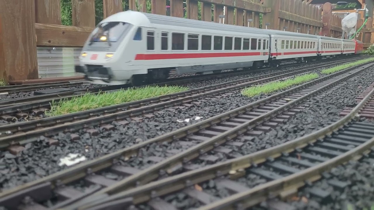Neuheit auf meiner Gartenbahn Piko 37676 Steuerwagen IC Spur G - mit LGB Wagen & BR101