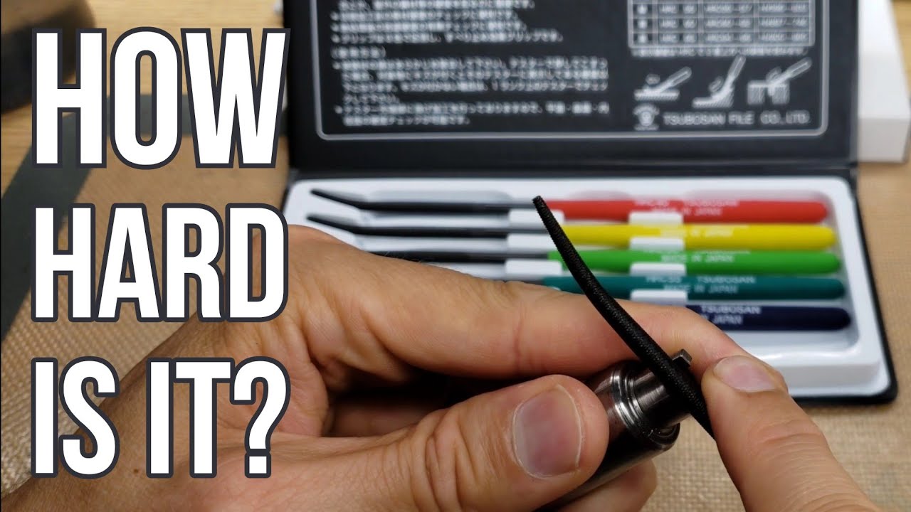 Are They Any Good? Tsubosan Hardness Tester File Set Review and Demo How Well They Work On Steel