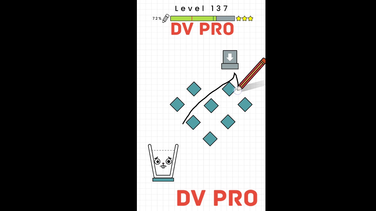 Happy Glass level 137 3 star gameplay
