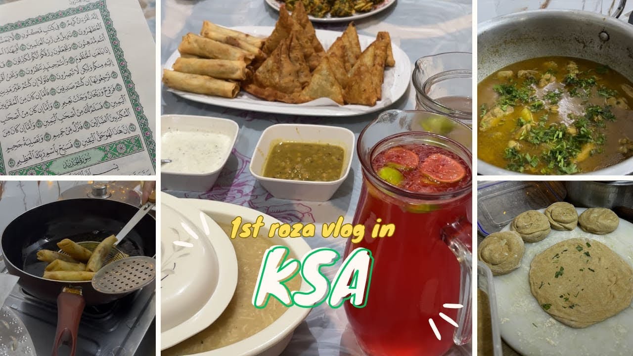 Ramadan Day 1 🌙 | Sehri & Iftari in Saudi Arabia