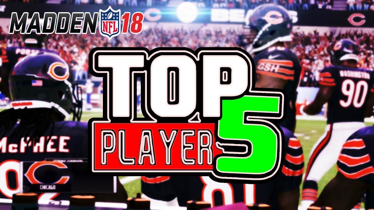 TOP 5 OVERALL PLAYERS RATINGS IN MADDEN 18! | MADDEN 18 OVERALL PLAYERS RATINGS