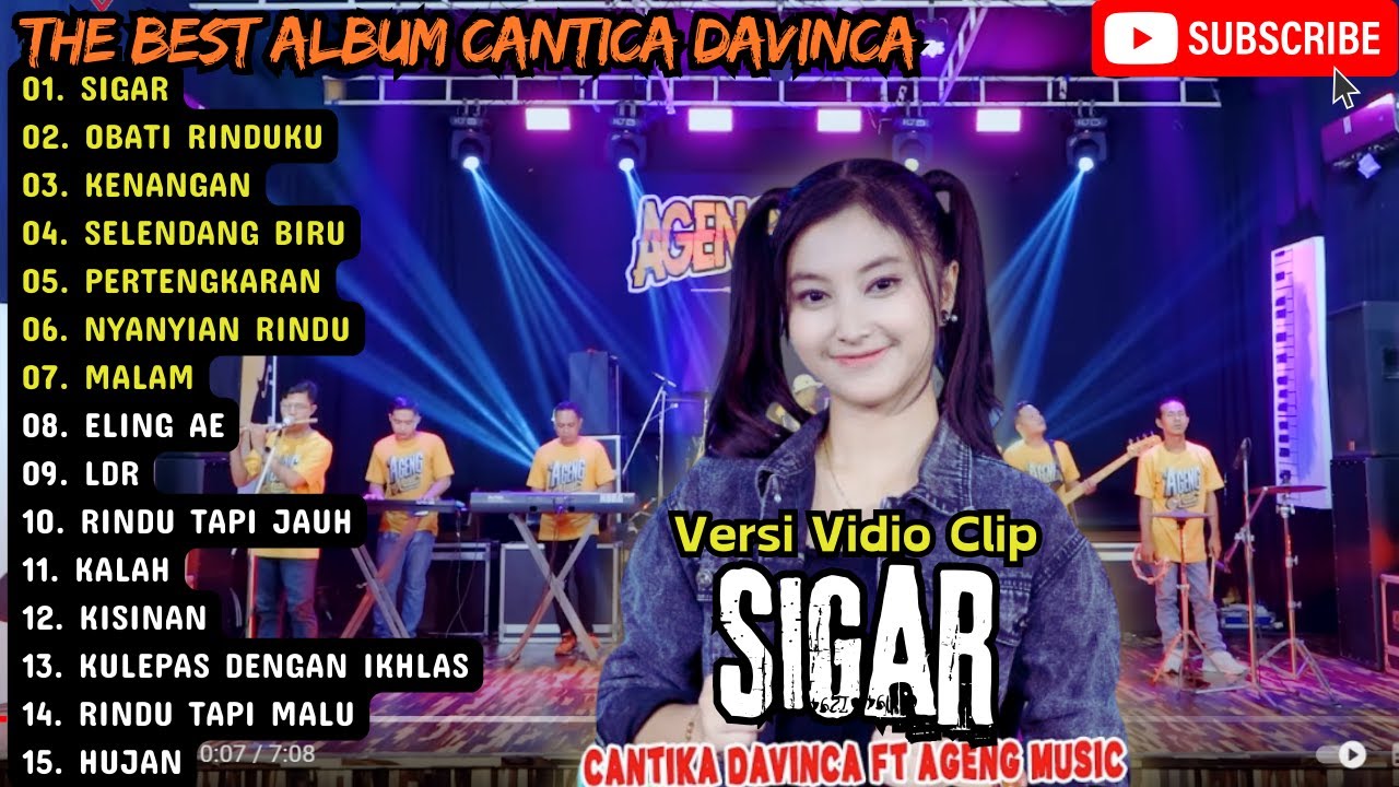 Sigar - Cantika Davinca Full Album Terbaru || Cantika Davinca Ft Ageng Music Full Album Terbaru 2024