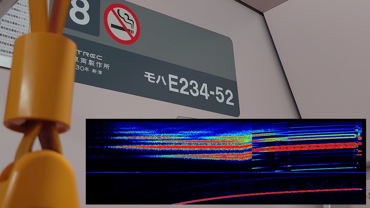 JR-E235系 VVVF音（三菱次世代SiC-MOSFET・相電流波形）
