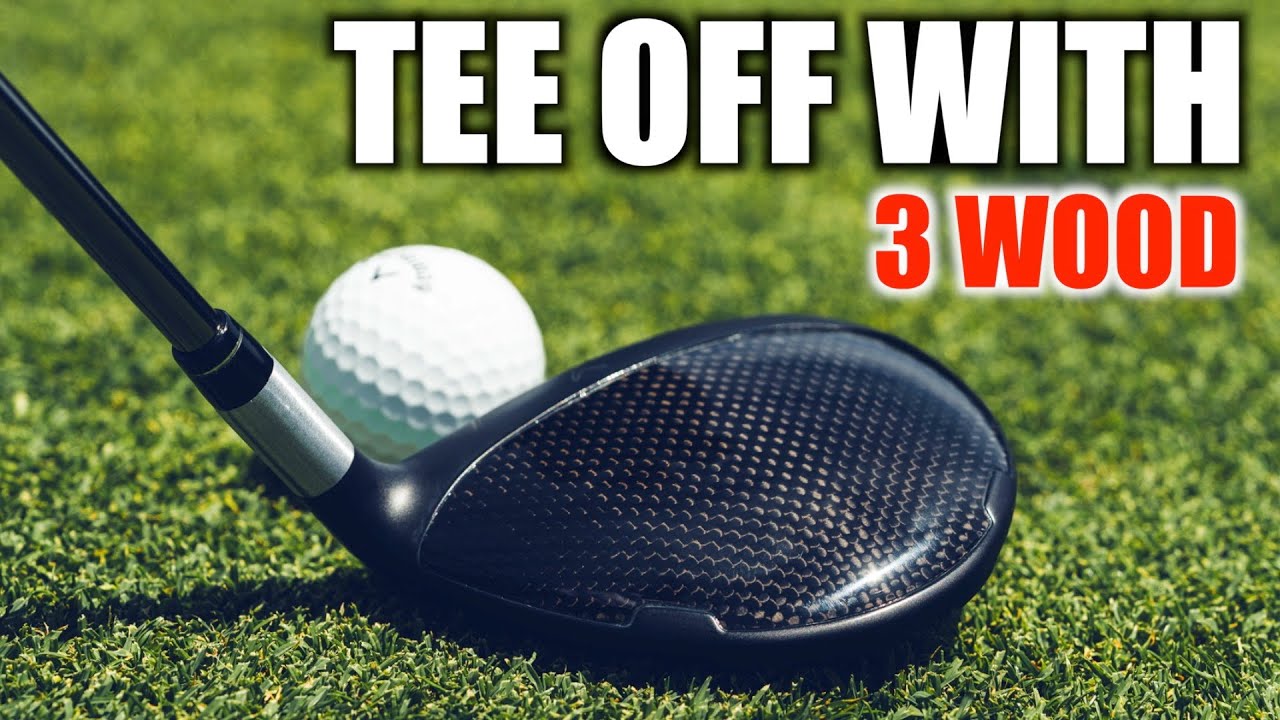 How To Tee Off With A 3 Wood.....If Needed! (Golf Swing Tips)