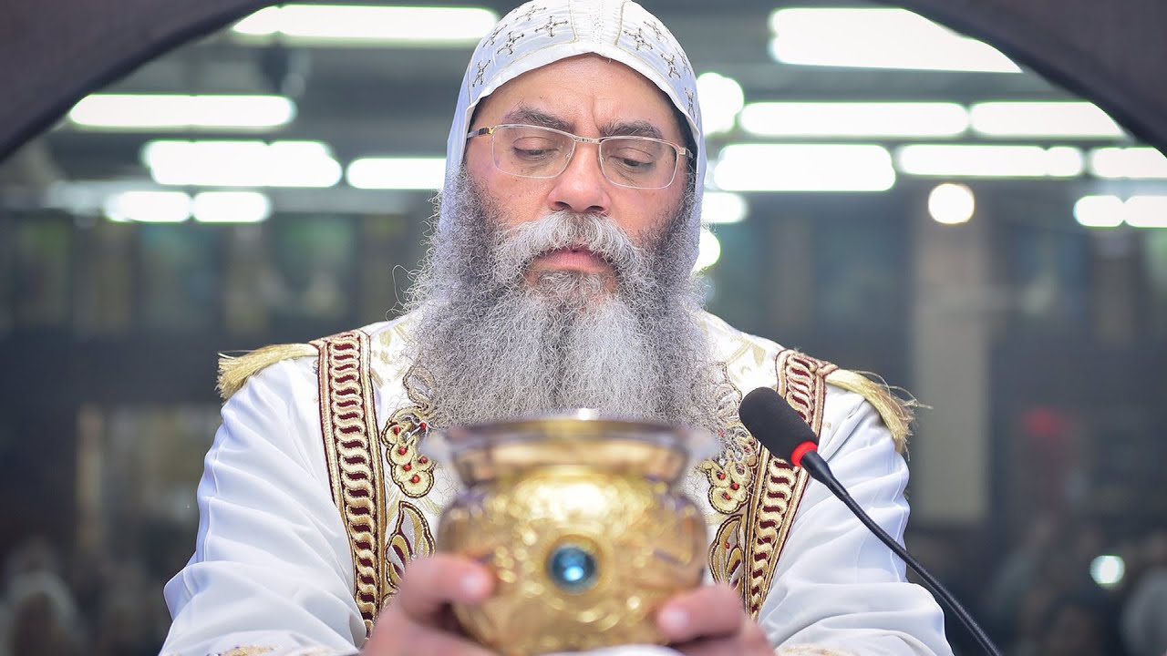 قداس تدشين معموديات وأوانى وايقونات كنائس ايبارشية ابوتيج بيد نيافة الانبا انطونيوس مطران القدس