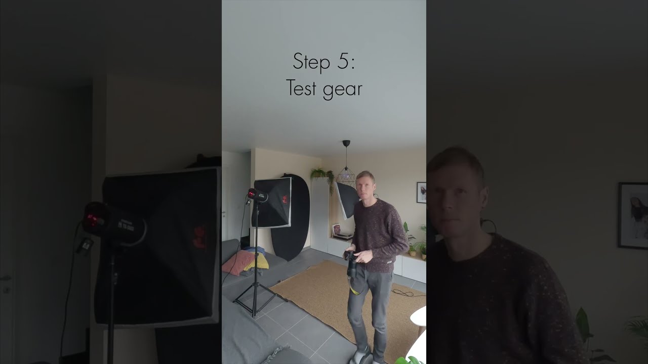 How to Build a HOME PHOTOGRAPHY STUDIO in a SMALL PLACE!