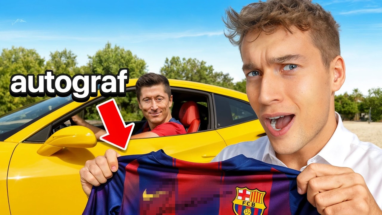 ZDOBYŁEM AUTOGRAF PIŁKARZA FC BARCELONY!