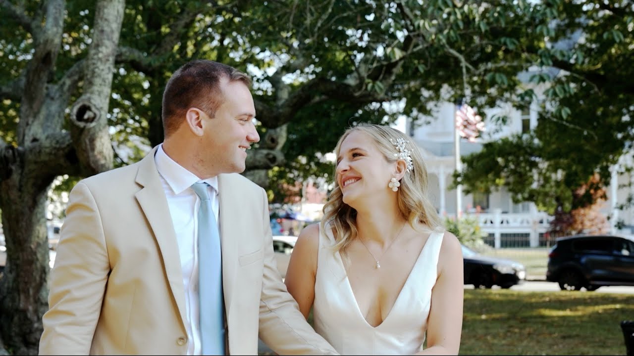 Sunny, bright, and sentimental Newport, Rhode Island Wedding Film | Erin + Pierce