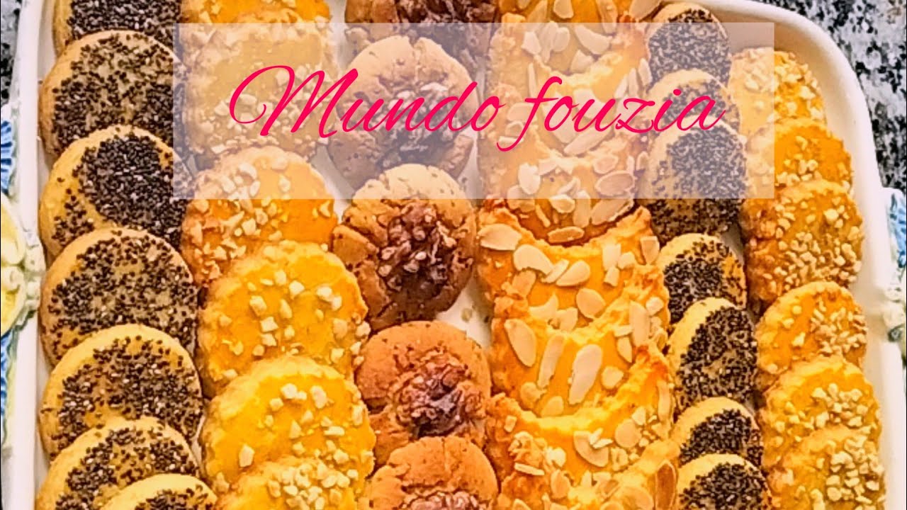 حلويات العيد حلوة سهلة واقتصادية بعجينة وحدة وجدت بلاطو للعيد 4اشكال رائعة👌👌