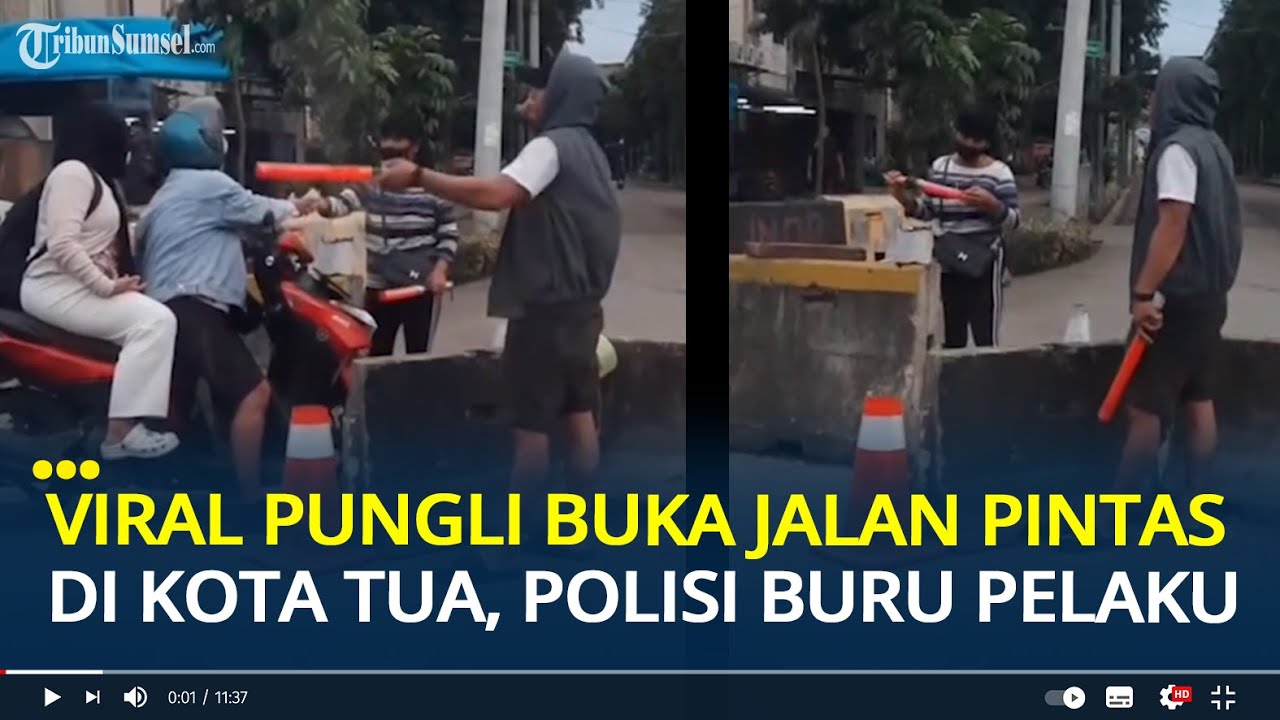 Viral Pungli Modus Buka Barrier Jalan Pintas di Kota Tua, Polisi Kini Buru Pelaku