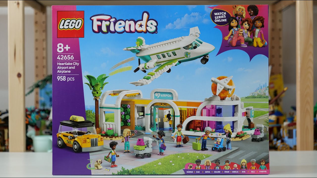 LEGO Friends 42656 Heartlake City Airport and Airplane - LEGO Speed Build Review