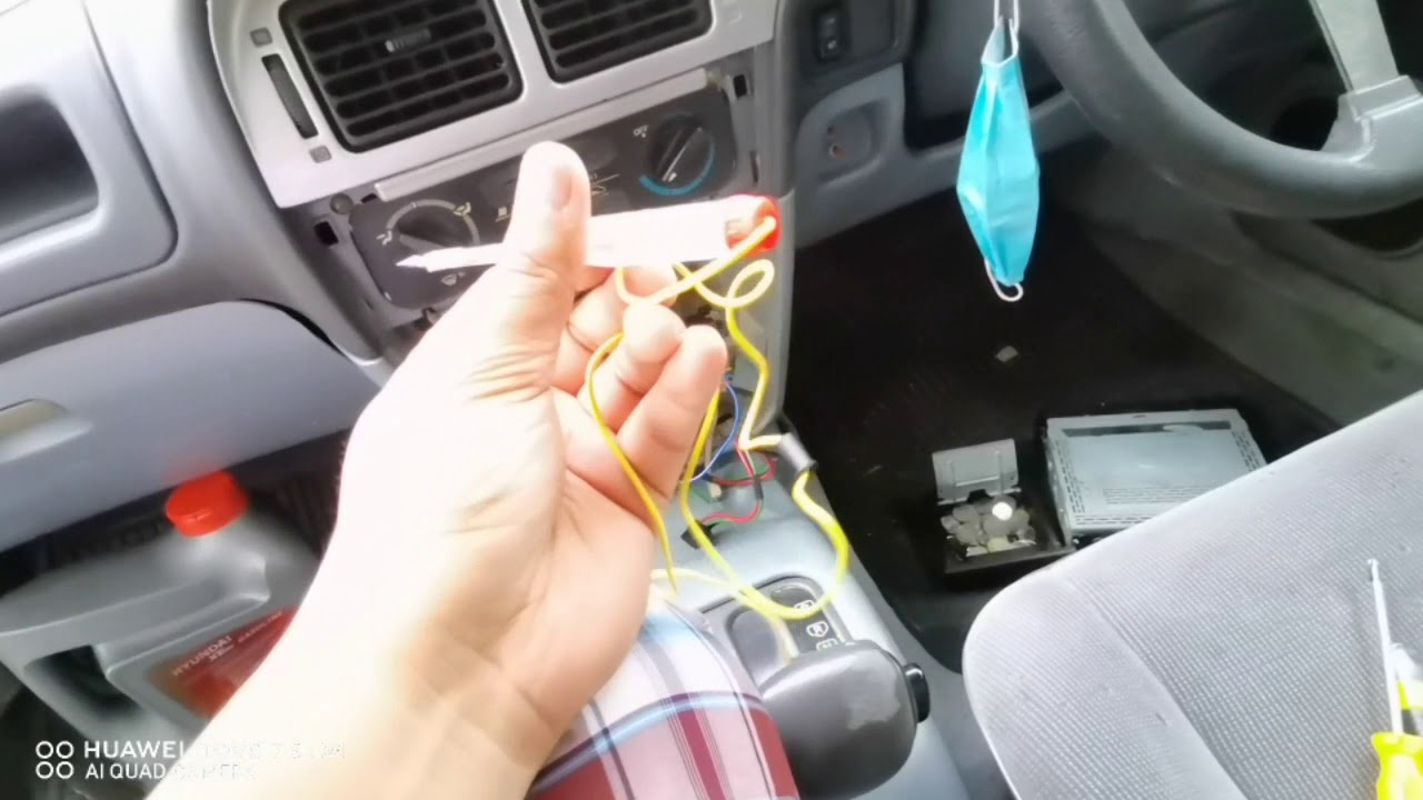 DIY Pemasangan Player Kenwood Single Din pada Proton Wira