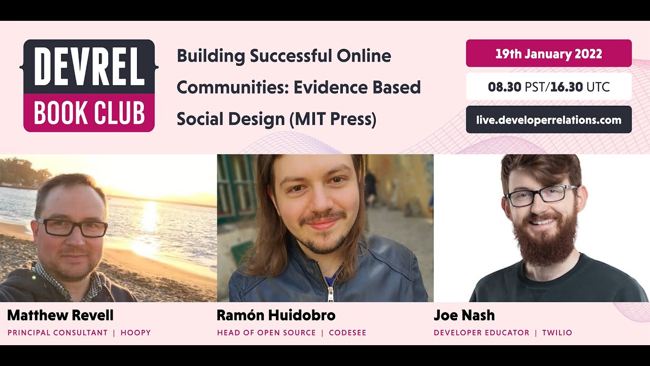DevRel Book Club: Building Successful Online Communities with Joe Nash