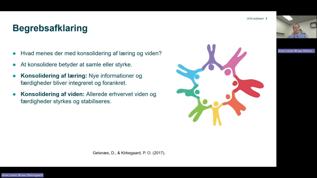 Webinar: Konsolidering af læring