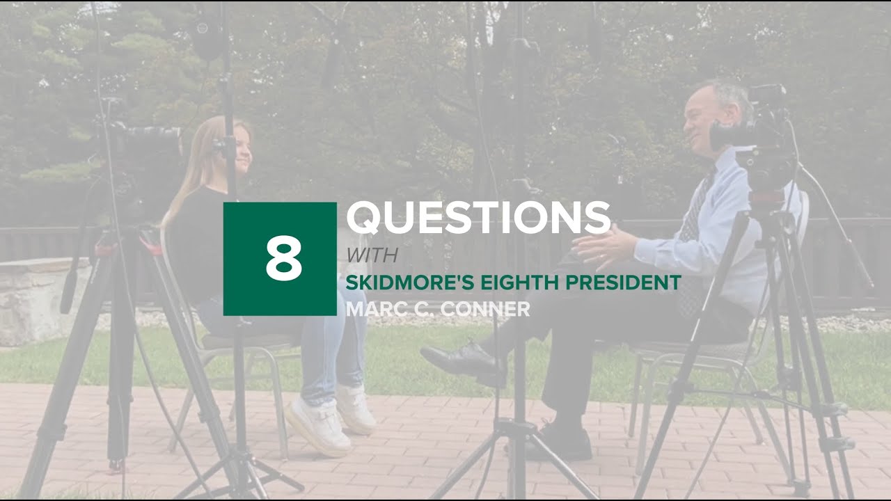 8 Questions with Skidmore's 8th President