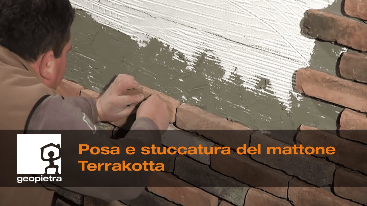 GEOPIETRA® - Guida alla posa e stuccatura del mattone Terrakotta  - Official Video 🇮🇹