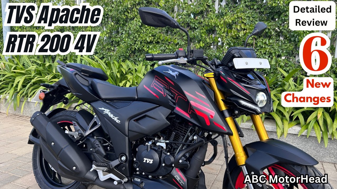 New Launch ! 2025 TVS Apache RTR 200 4V - What's New ?? Most Detailed Review All Updates