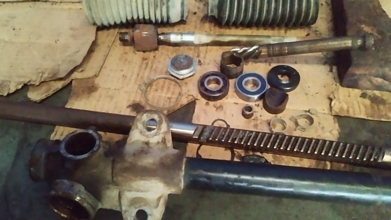 How to Replace Hyundai  santro steering Box bearing