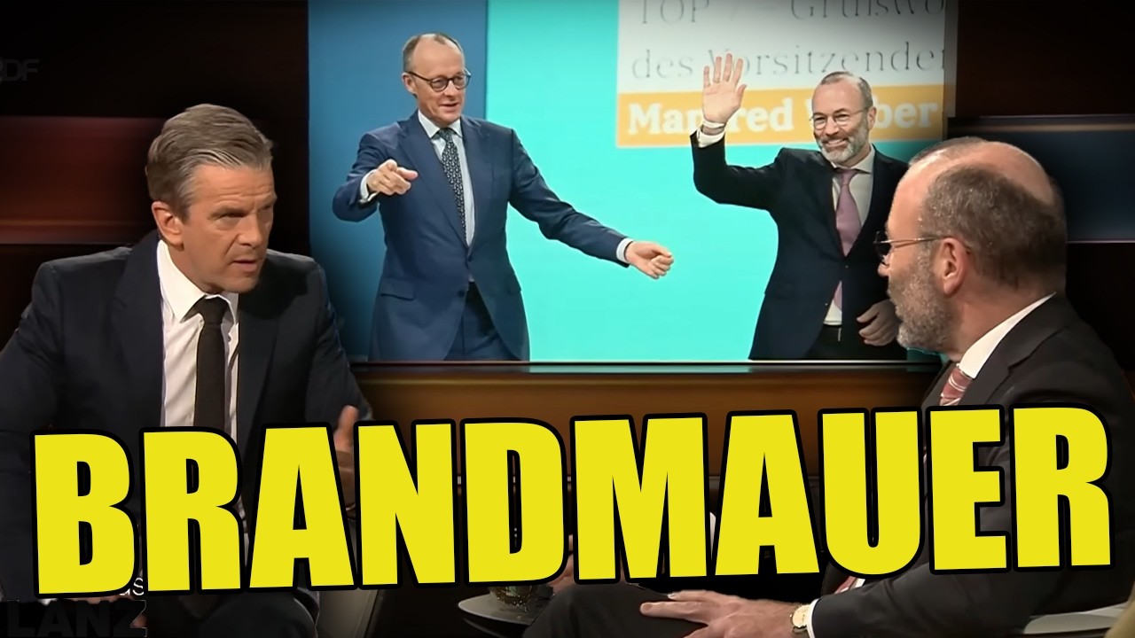 Markus Lanz GRILLT CSU-Politiker Weber wegen AfD-Brandmauer in EU!