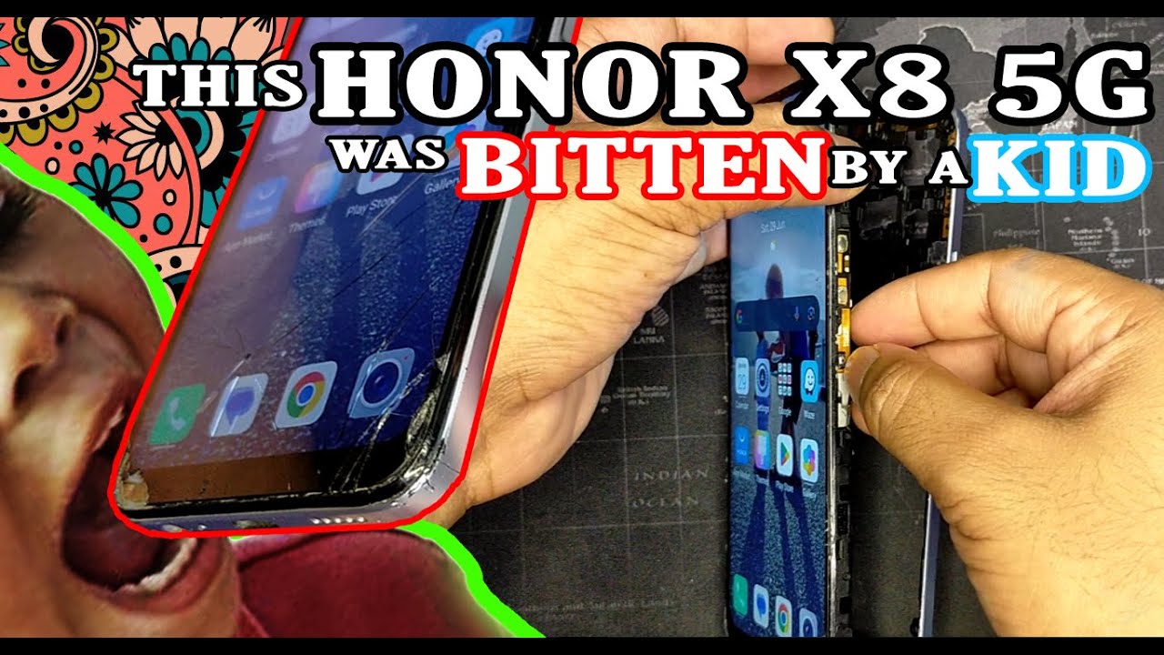 How to Disassemble HONOR X8 5G & replace LCD without frame!