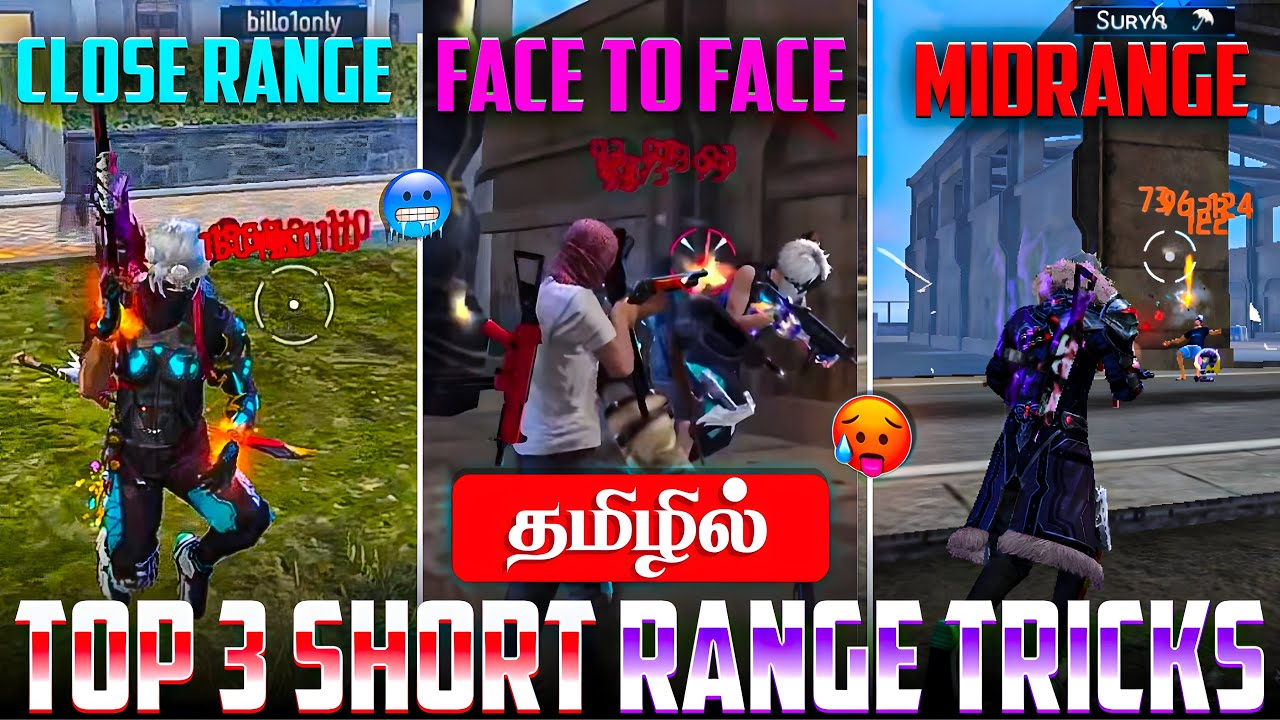 Short Range Onetap Headshot Tricks Tamil || Fire Button Size And Drag Style Tamil || Free Fire ✅
