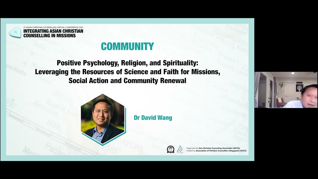 ACCA 4th Conference Workshop Track on Community by Dr David Wang (USA)