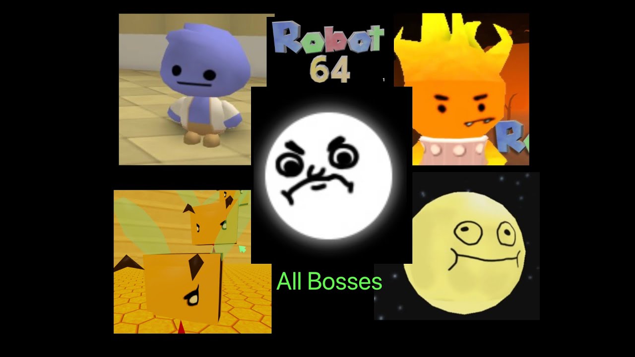 Roblox - Robot 64 All Bosses