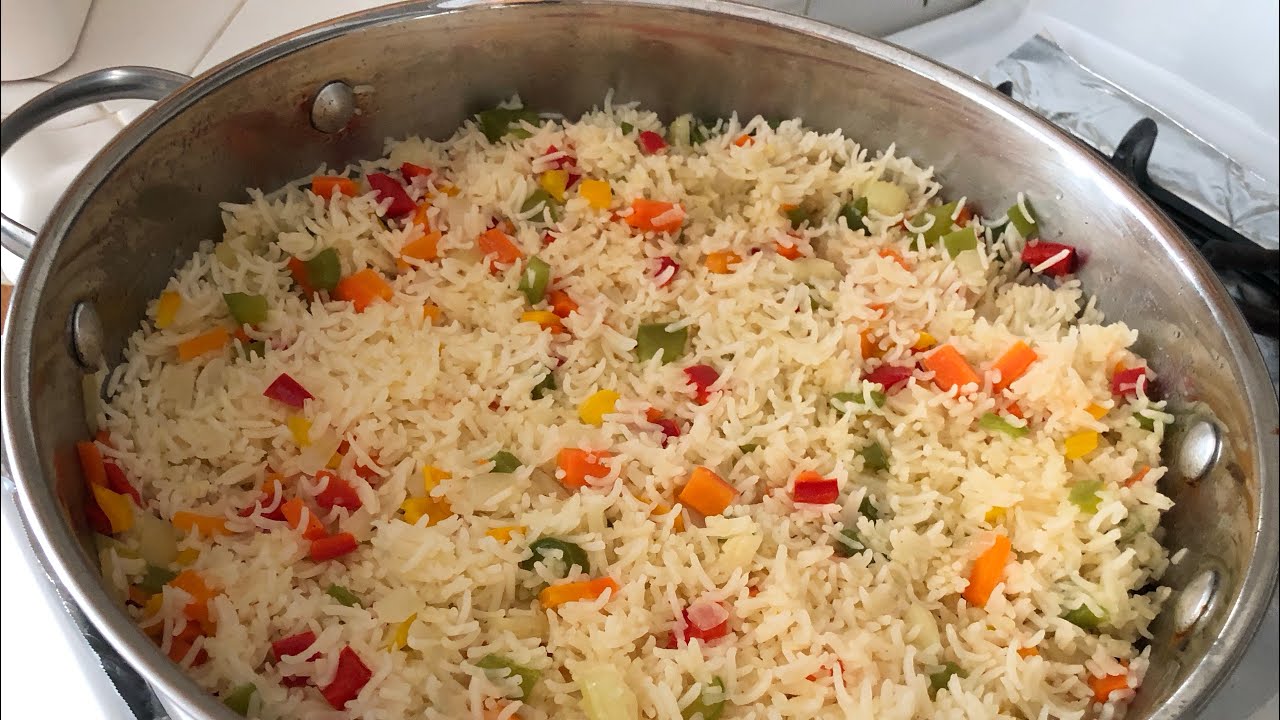 Como Hacer Arroz Basmati con vegetales