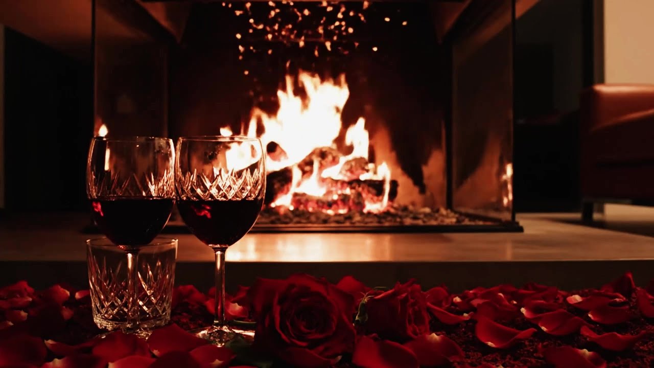 Мягкие чувственные вибрации Fireplace Moments 💘 Романтическая музыка для атмосферы любовного ве...