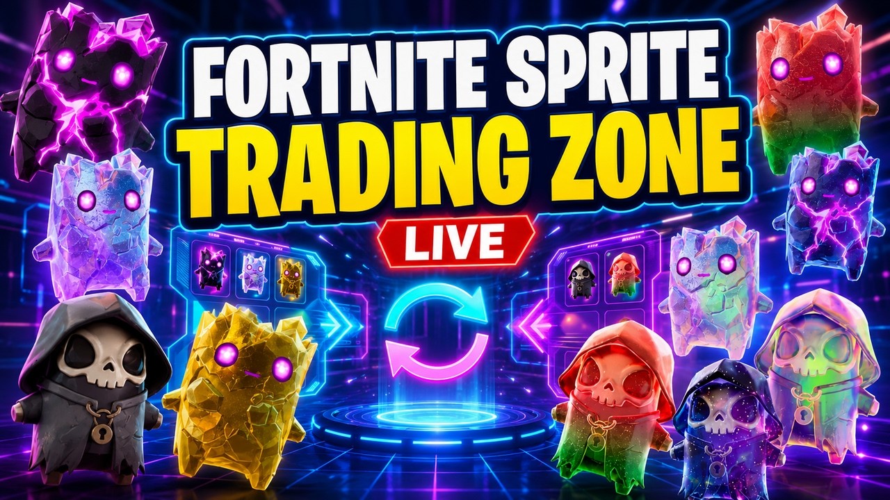 🔴 LIVE! - SPRITE TRADING STREAM in FORTNITE!