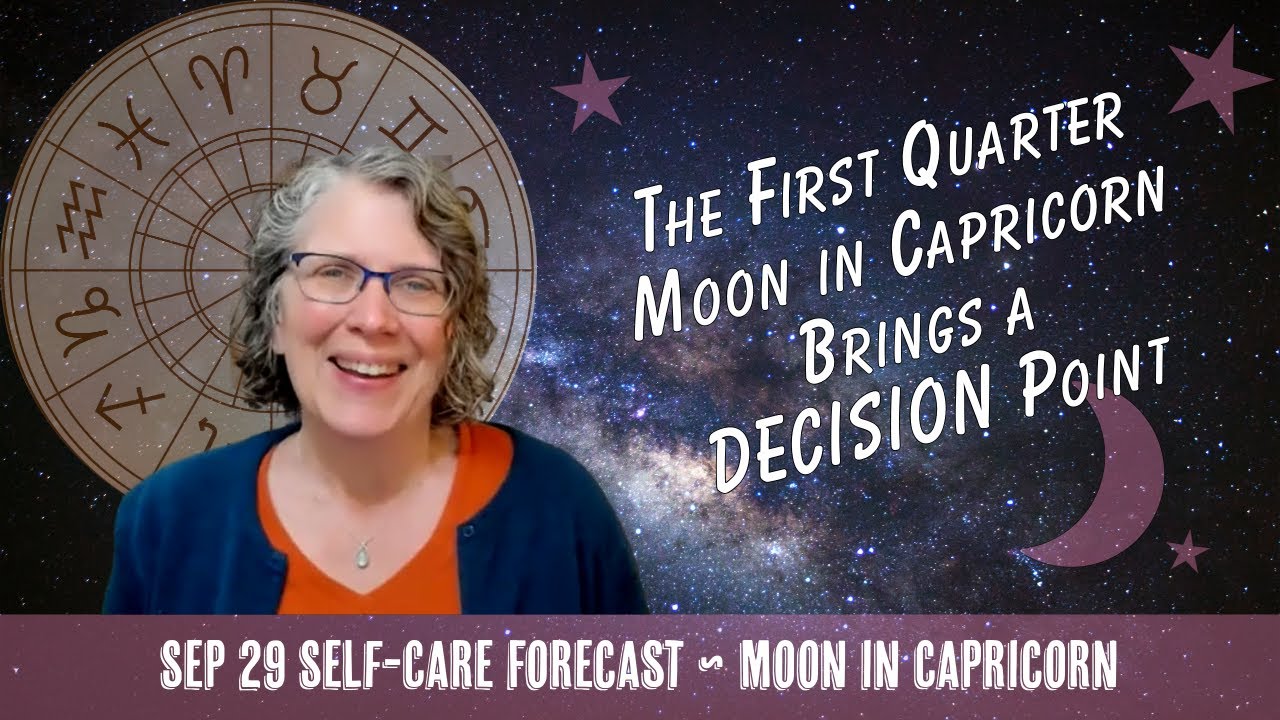 First Quarter Moon Squares Saturn and Neptune, Brings a Decision Point // Astro Vibe for Mon Sep 29
