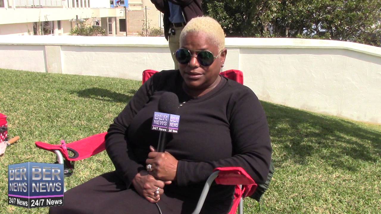 Woman On Hunger Strike At Bermuda Parliament, March 8 2016