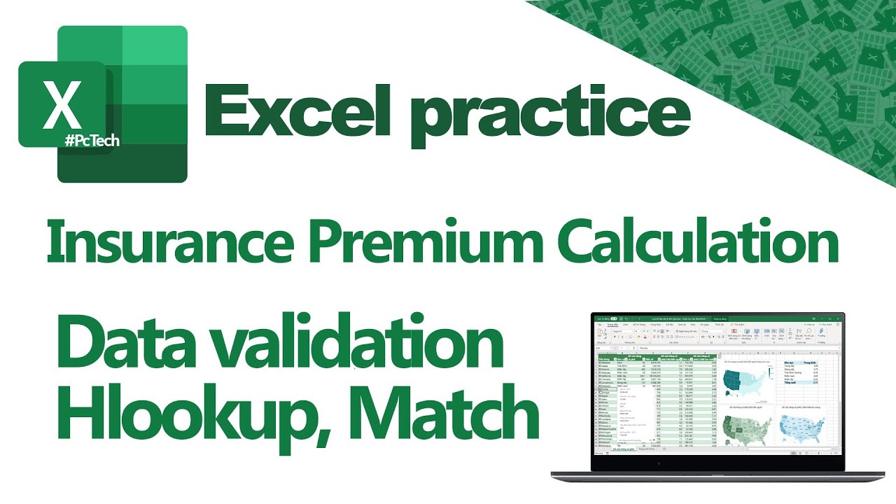 Excel Practice - Ex 4 - Insurance Premium Calculation