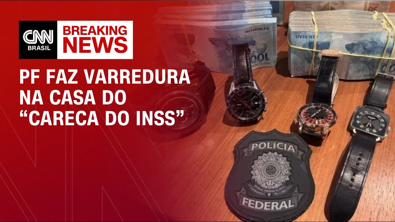PF faz varredura na casa do “Careca do INSS” | CNN NOVO DIA